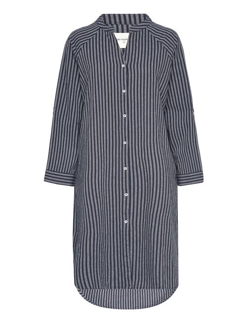 Moshi Moshi Mind Remain Shirtdress Stripe Hw Moshi Moshi Mind Navy