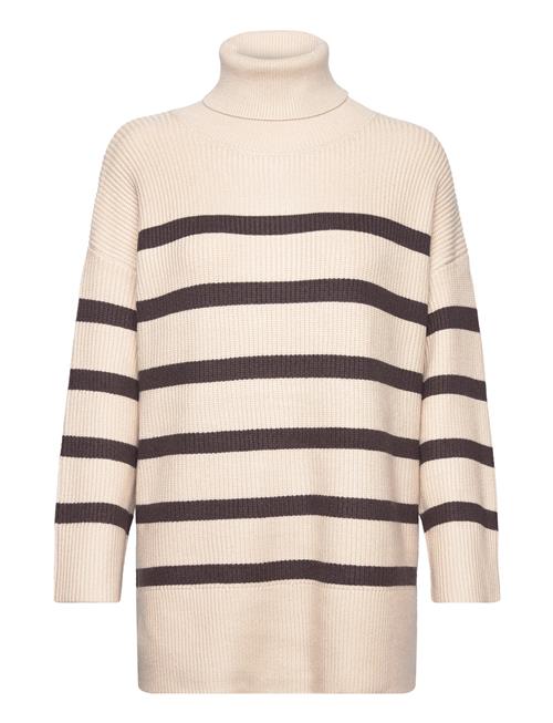 Se Moshi Moshi Mind Shadow Knit Stripe Moshi Moshi Mind Beige ved Booztlet