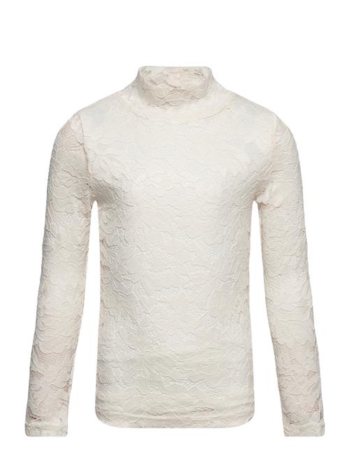 Se name it Nkfrydia Ls Mock Neck Ls Top Name It Cream ved Booztlet