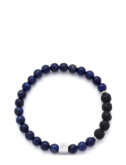 Se Samie Samie - Bracelet With Blue Beads Samie Navy ved Booztlet