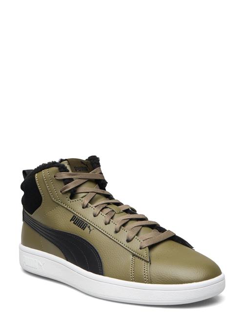 Se PUMA Puma Smash 3.0 Mid Wtr PUMA Khaki ved Booztlet