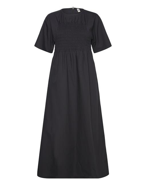 Enkel Studio Eskamille Ss Dress Smock Long F Enkel Studio Black