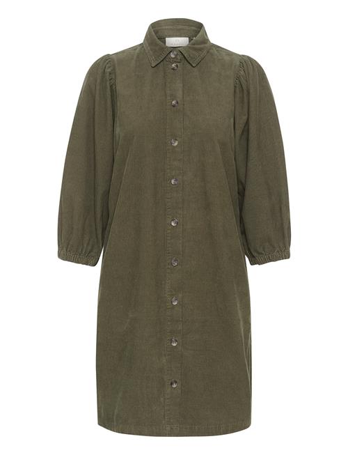 Kaeva Corduroy Dress Kaffe Khaki