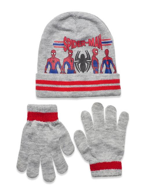 Marvel Set Cap + Glooves Marvel Grey