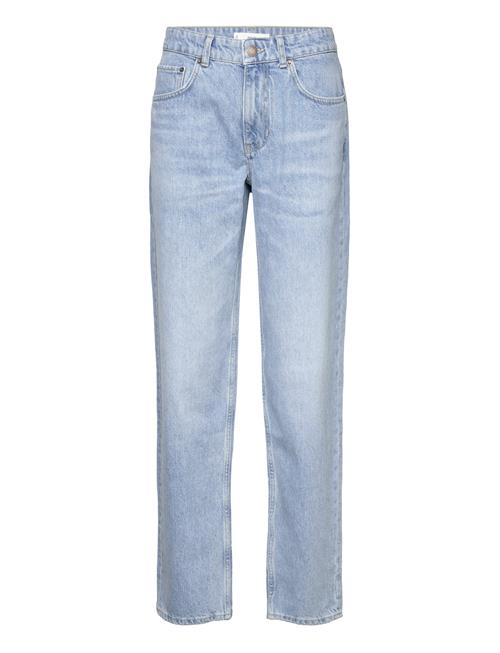 Se Mango Light-Wash Loose-Fit Jeans Mango Blue ved Booztlet