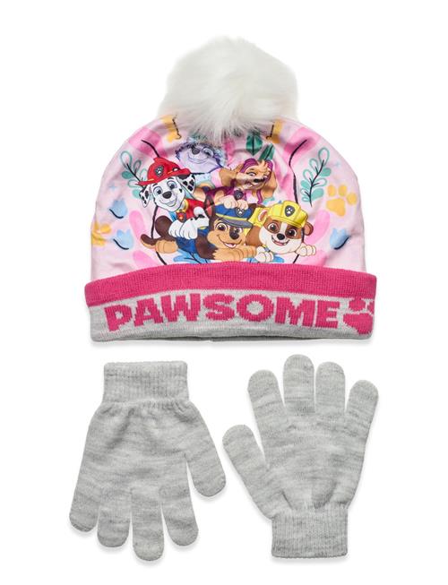 Se Paw Patrol Set Cap + Glooves Paw Patrol Patterned ved Booztlet