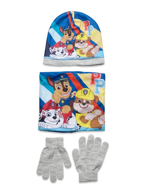 Se Paw Patrol Set 3 Pcs Bonnet+Collar+Gloves Paw Patrol Patterned ved Booztlet