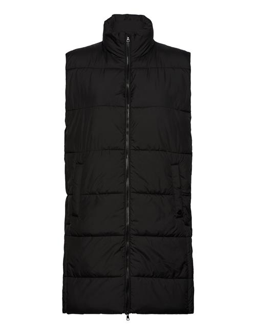 Se Superdry Studios Longline Quilted Gilet Superdry Black ved Booztlet