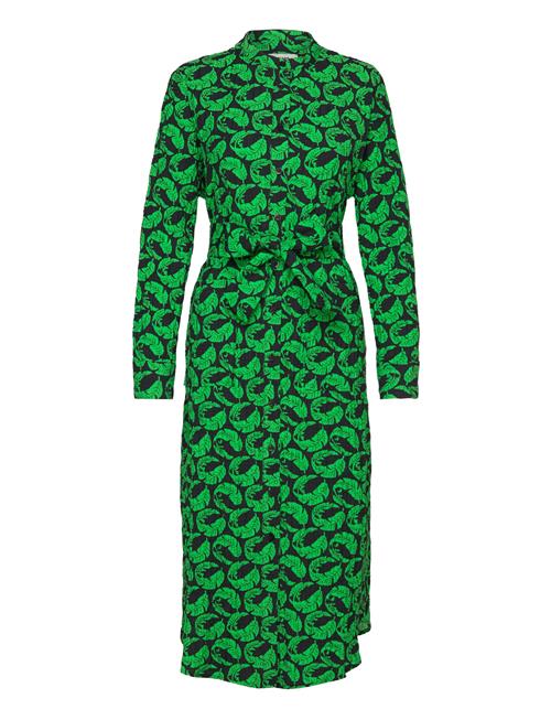 Chakra Zinni Dress Aop Mads Nørgaard Green