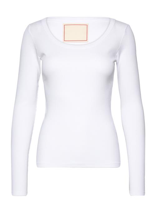 Jeanerica Iris Long Sleeve Tee Jeanerica White