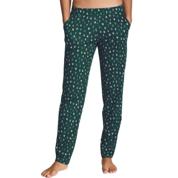 Calida Favourites Holiday Pants Grøn Mønster bomuld X-Small Dame