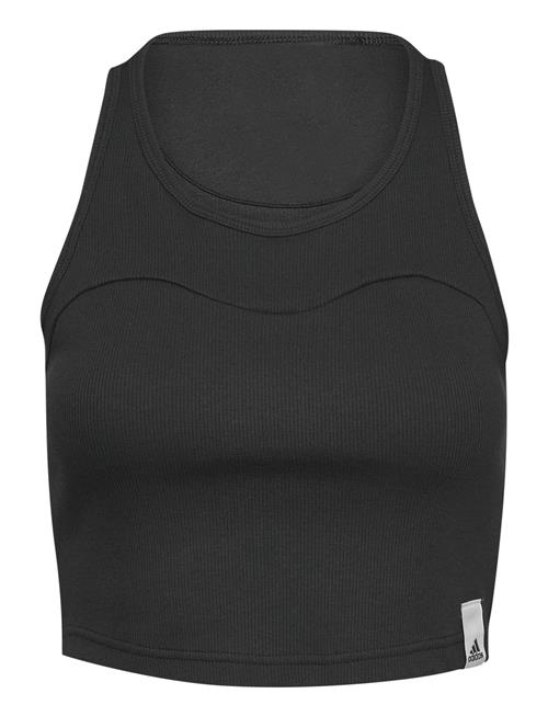 Se adidas Sportswear W Lng Rib Tank Adidas Sportswear Black ved Booztlet