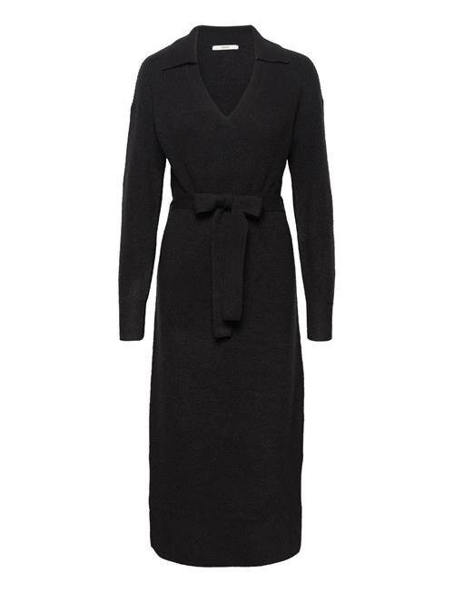 Esprit Casual Belted Midi Dress, Wool Blend Esprit Casual Black