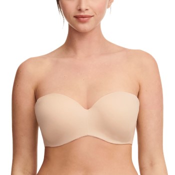 Chantelle Bh Corsetry T-Shirt UW Strapless Bandeau Beige B 75 Dame