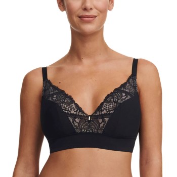 Chantelle Bh Corsetry Wirefree Support T-Shirt Bra Sort B 85 Dame