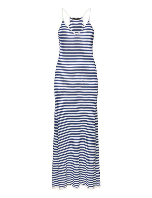 Mango Striped Jersey Dress Mango Blue