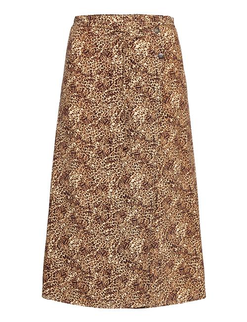 Faithfull The Brand Milana Wrap Skirt Faithfull The Brand Brown