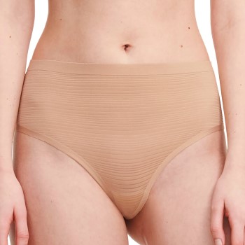 Chantelle Trusser Soft Stretch Bottoms Thong Beige nylon One Size Dame