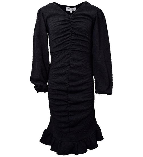 Hound Hound Kjole - Puff Sleeve Dress - Sort