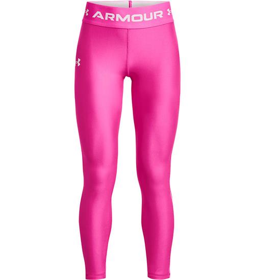 Se Under Armour Leggings - Ankle Crop - Rebel Pink ved KidsWorld