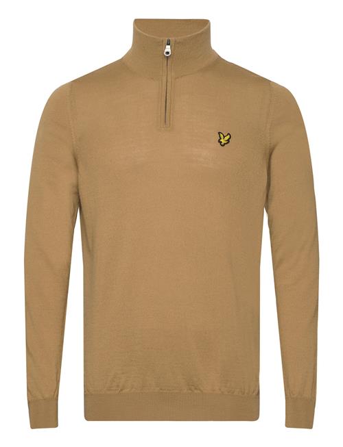 Lyle & Scott Quarter Zip Merino Mix Lyle & Scott Beige