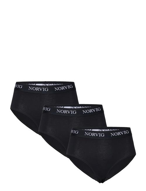 3-Pack Womens Maxi Brief NORVIG Black