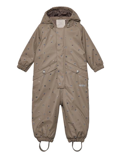 Se Wheat Thermo Rainsuit Aiko Wheat Beige ved Booztlet