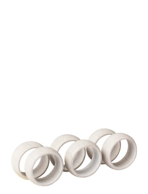 Broste Copenhagen Servietring 'Kit' 6-Pack Broste Copenhagen Beige