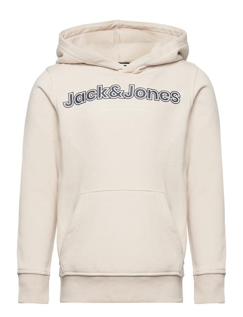 Se Jack & Jones Jorlakewood Sweat Hood Bf Jnr Jack & J S Cream ved Booztlet