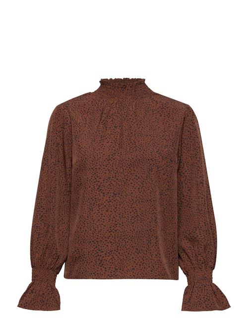 Se Coster Copenhagen Smock Blouse Coster Copenhagen Brown ved Booztlet