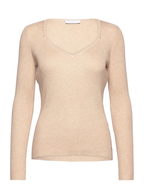 Coster Copenhagen Knit With Heart Shape Neck Coster Copenhagen Beige