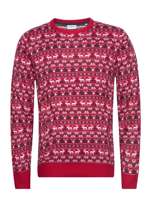 Se Lindbergh Christmas Knit Lindbergh Red ved Booztlet