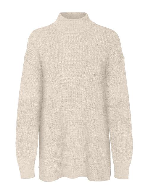 Se Vero Moda Vmfabulous Ls Long O-Neck Pull. Boo Vero Moda Beige ved Booztlet