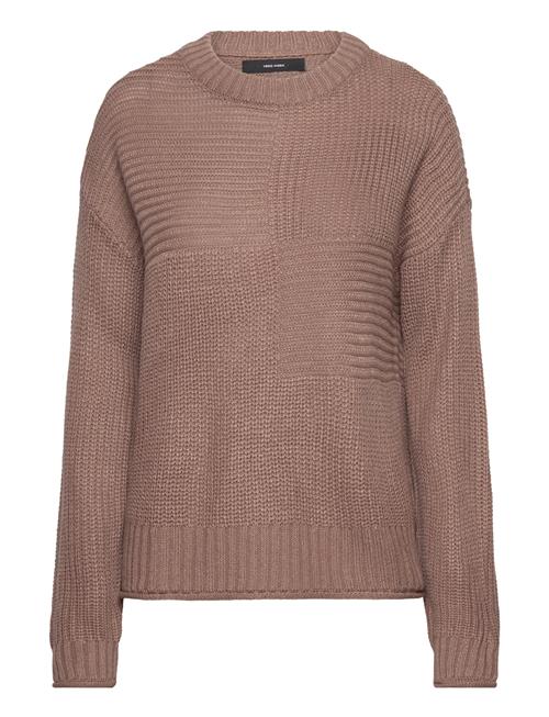 Vero Moda Vmvada Ls O-Neck Pullover Bf Vero Moda Brown