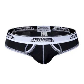 aussieBum AussieBum EnlargeIT 2.0 Brief Sort bomuld Medium Herre