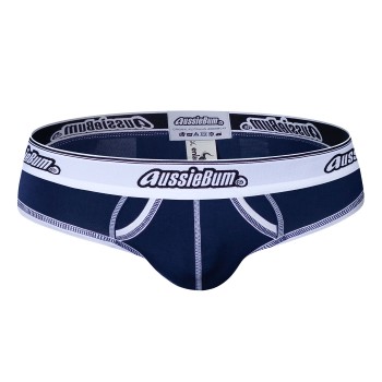 aussieBum AussieBum EnlargeIT 2.0 Brief Marineblå bomuld Small Herre