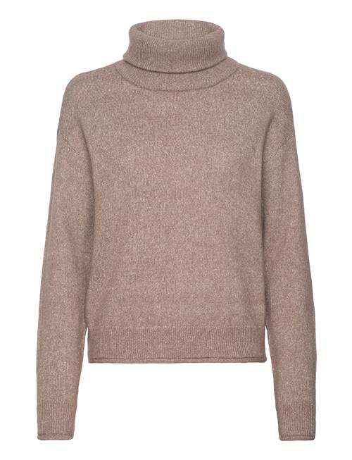 Se Vero Moda Vmkaden Ls Rollneck Pullover Ga Bf Vero Moda Brown ved Booztlet