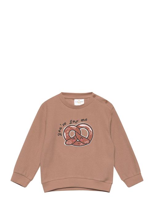 Se The New Tnshilmo Waffle Sweatshirt The New Beige ved Booztlet