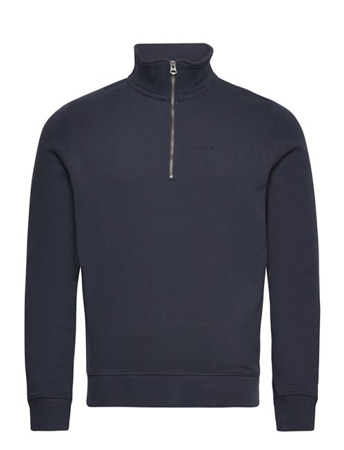 Superdry Essential Half Zip Sweatshirt Superdry Navy