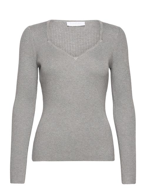 Coster Copenhagen Knit With Heart Shape Neck Coster Copenhagen Grey