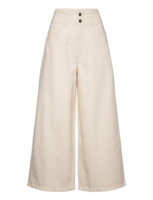 Lee Jeans Pleated Straight Leg Lee Jeans Cream