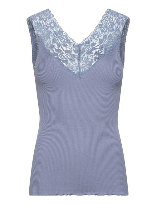 Rosemunde Silk Top Regular W/ Lace Rosemunde Blue