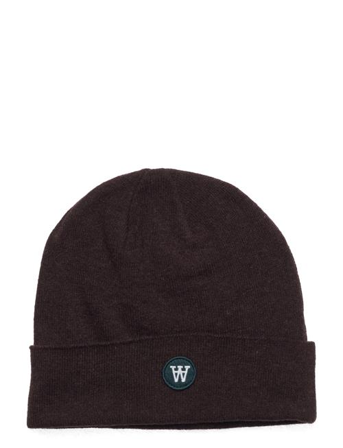 Double A by Wood Wood Vin Patch Beanie Double A By Wood Wood Black