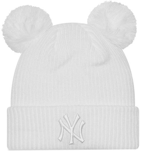 Se New Era Hue m. Kvast - Strik - Rib - New York Yankees - Hvid ved KidsWorld