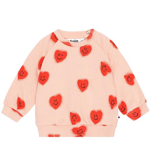 Se Molo Molo Sweatshirt - Disc - Red Hearts ved KidsWorld