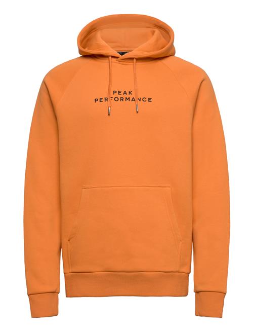 M Spw Hoodie Peak Performance Orange