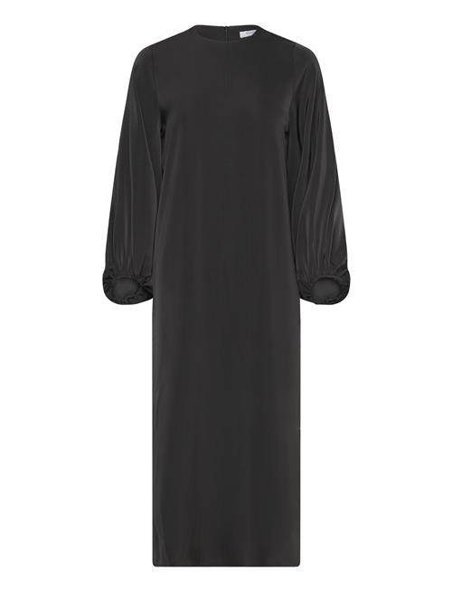 Vendela Satin Dress Marville Road Black