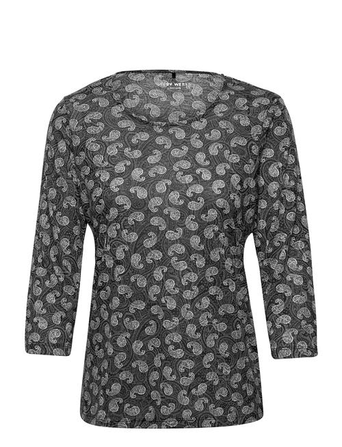 Se Gerry Weber Edition T-Shirt 3/4-Sleeve R Gerry Weber Edition Patterned ved Booztlet