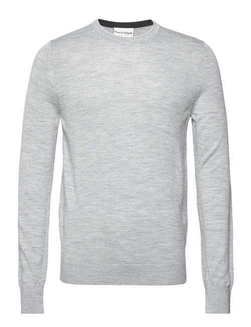 Se Bruun & Stengade Bs Jupiter Regular Fit Knitwear Bruun & Stengade Grey ved Booztlet