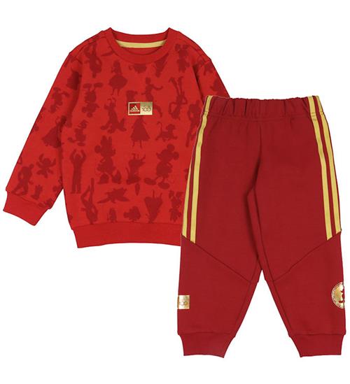 Se adidas Performance SÃ¦t - Bluse/Bukser - LK DY 100 JOG - RÃ¸d ved KidsWorld